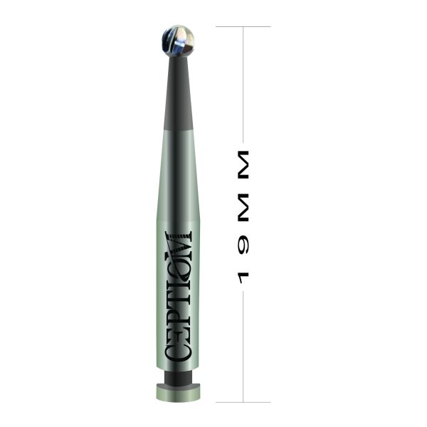 Broca Ceptiom De Contra Ângulo - Baixa Rotação Baixa Rotação Remoção de Dentina Cariada Inoxidável Inox C1.204.018 - Carbide contra-ângulo n 6