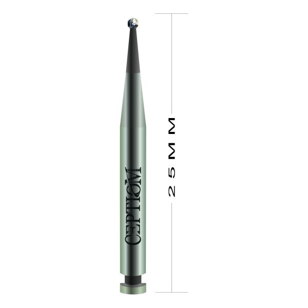 Broca Ceptiom Longa De Contra Ângulo - Baixa Rotação Remoção de Dentina Cariada Haste longa Inoxidável Inox HL C1.205.010 - Carbide contra-ângulo haste longa n 2