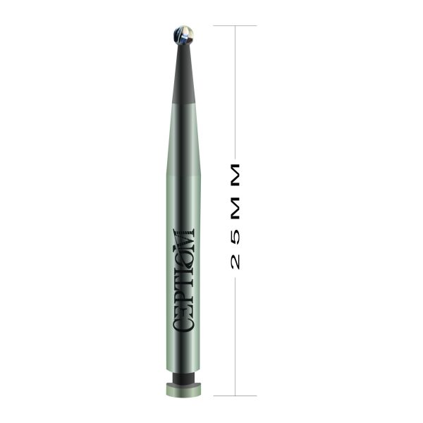 Broca Ceptiom Longa De Contra Ângulo - Baixa Rotação Remoção de Dentina Cariada Haste longa Inoxidável Inox HL C1.205.014 - Carbide contra-ângulo haste longa n 4