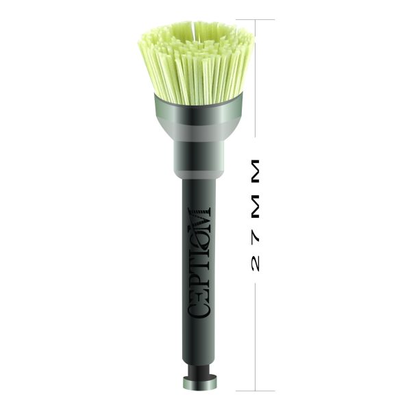 Escova Magic Brush Ceptiom, impregnada com carbeto de silicio. Pré Polimento e Polimento final em Resina Foto ES5.204