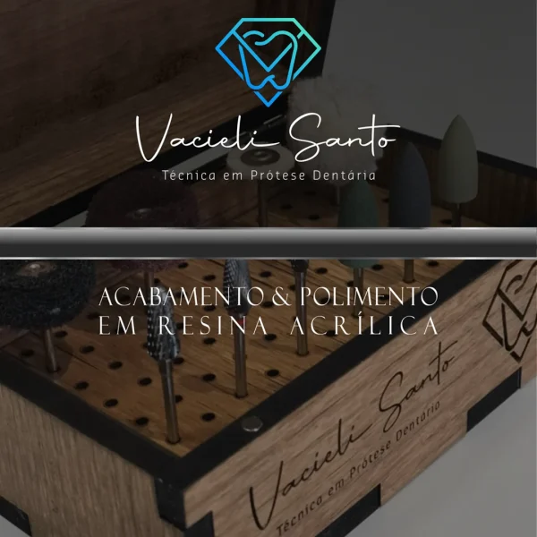Kit Acabamento e Polimento Resina Acrílica By Vacieli Santo - Imagem 2