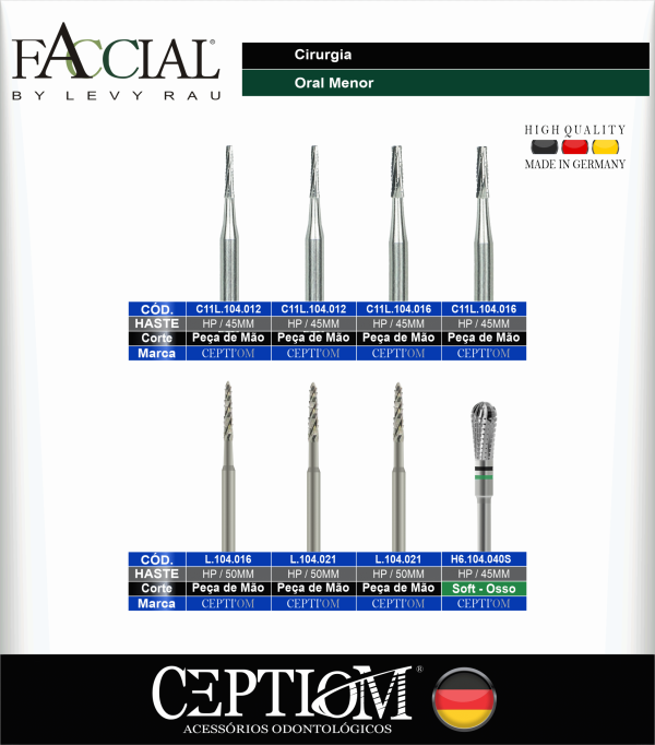 Kit Ceptiom de Cirurgia Oral Menor - Dr Levy Rau