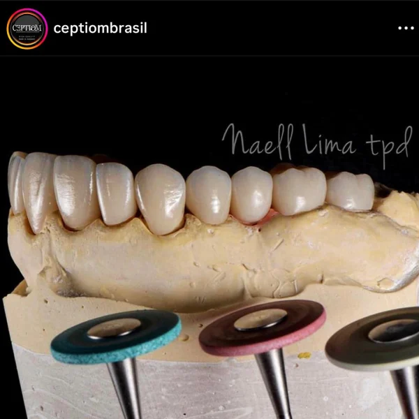Polidor Diamantado Ceptiom Zirkonfast Glaze em Cerâmica Dissilicato e Zircônia PDZ70.104.026 - Imagem 2